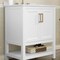 Flash Furniture Vega 30 Inch Vanity w/Sink Combo, Storage Cabinet w/Soft Close Doors and Open Shelf, White/Gold FS-VEGA30-WH-GLD-GG - alternate 4